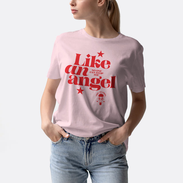 Like an Angel Red Graphic Classic Fit T-Shirt