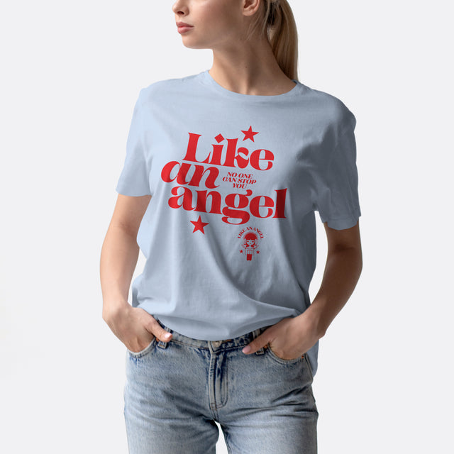 Like an Angel Red Graphic Classic Fit T-Shirt