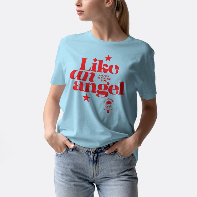 Like an Angel Red Graphic Classic Fit T-Shirt