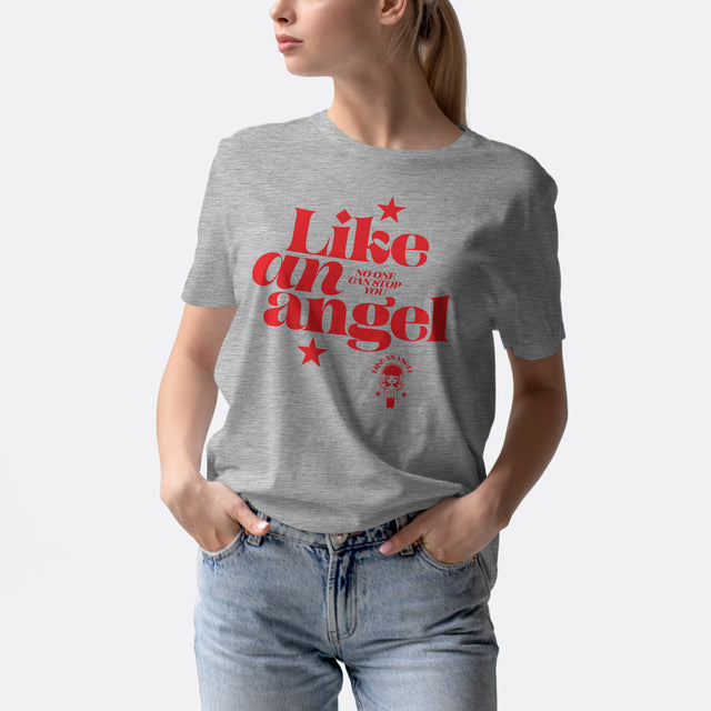 Like an Angel Red Graphic Classic Fit T-Shirt