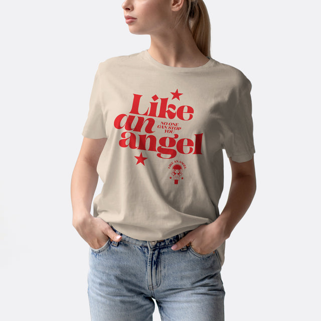 Like an Angel Red Graphic Classic Fit T-Shirt