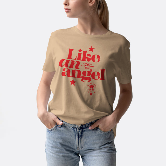 Like an Angel Red Graphic Classic Fit T-Shirt