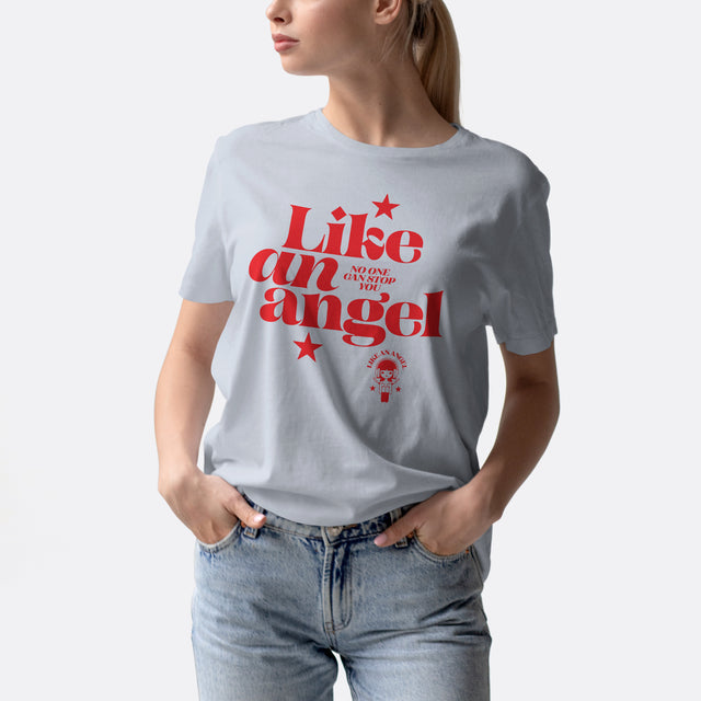 Like an Angel Red Graphic Classic Fit T-Shirt