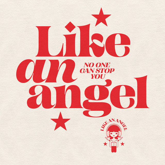 Like an Angel Red Graphic Classic Fit T-Shirt