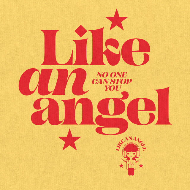 Like an Angel Red Graphic Classic Fit T-Shirt