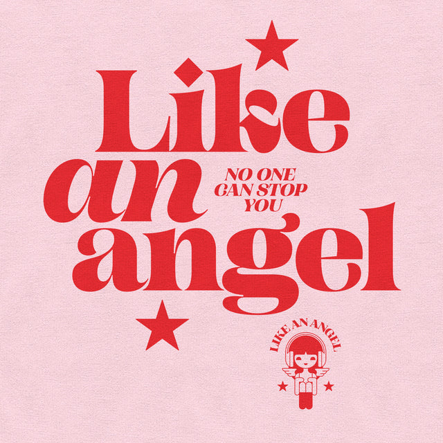 Like an Angel Red Graphic Classic Fit T-Shirt