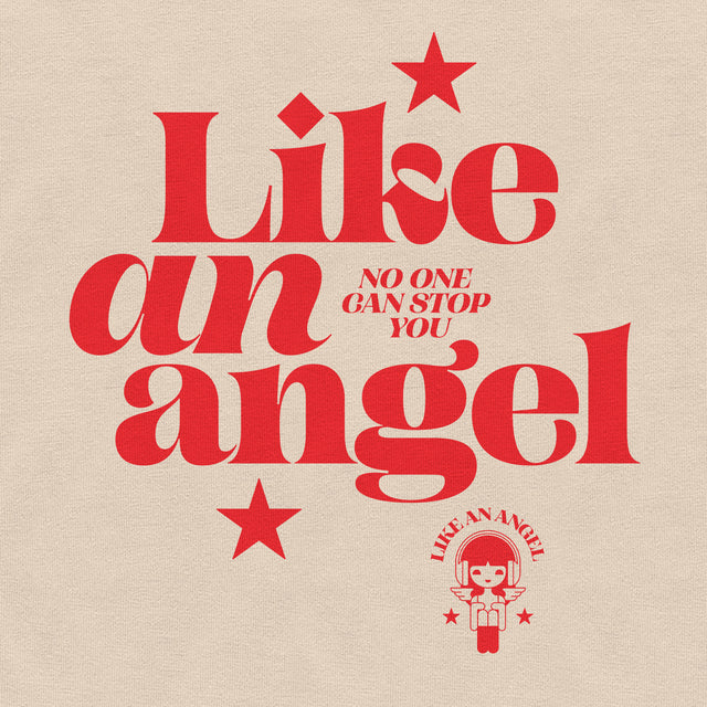 Like an Angel Red Graphic Classic Fit T-Shirt