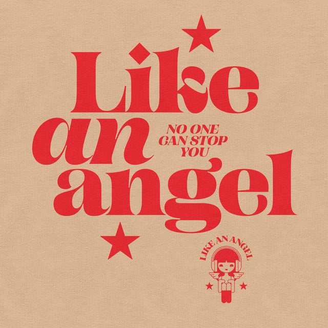 Like an Angel Red Graphic Classic Fit T-Shirt
