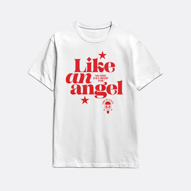 Like An Angel Red Graphic Youth T-Shirt
