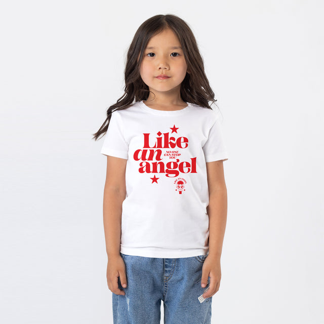 Like An Angel Red Graphic Youth T-Shirt
