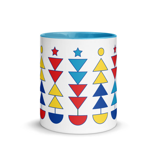 Geometric Tree Pattern Mug 2