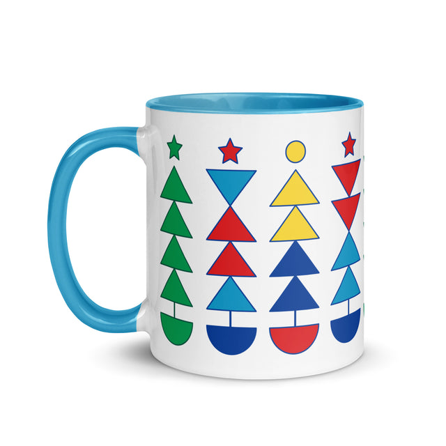 Geometric Tree Pattern Mug 1