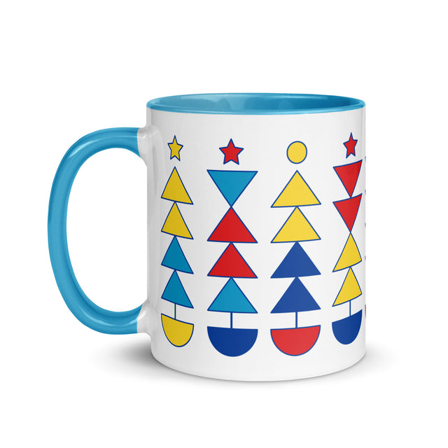 Geometric Tree Pattern Mug 2
