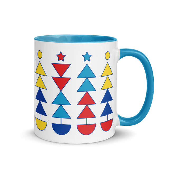 Geometric Tree Pattern Mug 2
