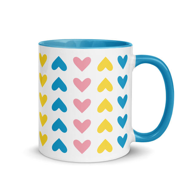 Colorful Heart Pattern Mug 2