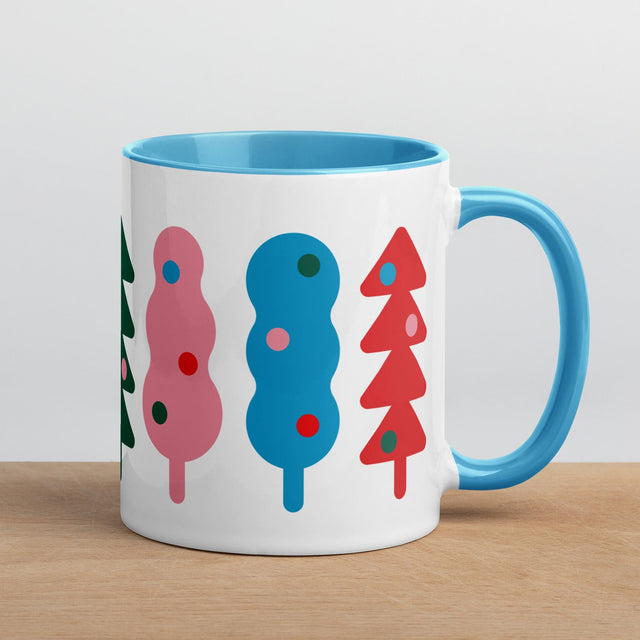 Abstract Christmas Trees Mug 1
