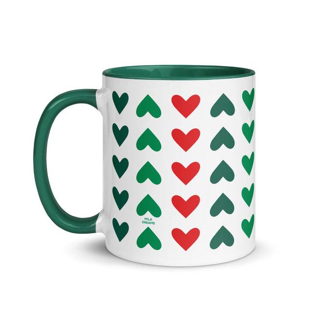 Christmas Heart Pattern Mug 4