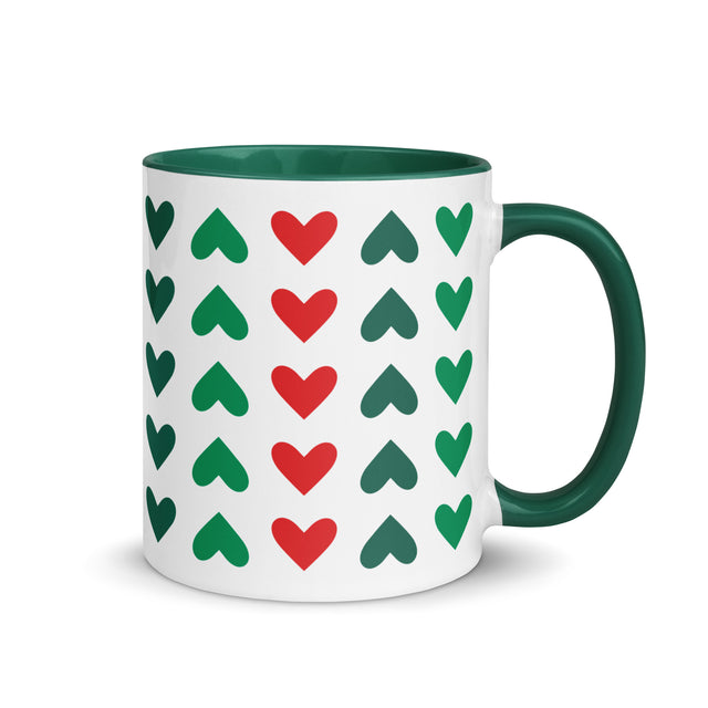 Christmas Heart Pattern Mug 4