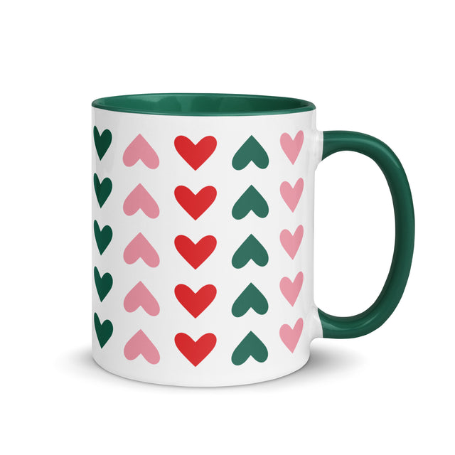 Christmas Heart Pattern Mug 1