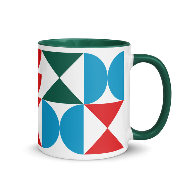 Colorful Abstract Christmas Holiday Mug