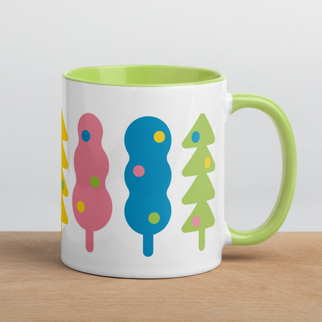 Abstract Christmas Trees Mug 2
