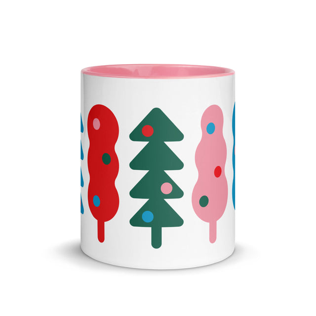 Abstract Christmas Trees Mug 1
