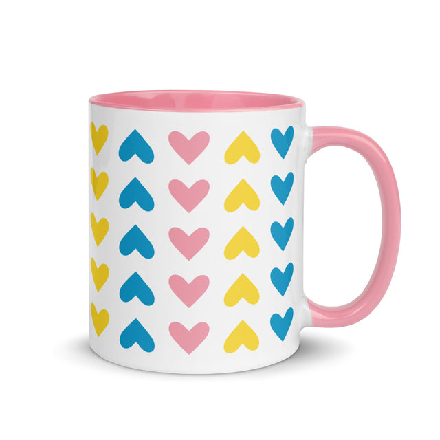 Colorful Heart Pattern Mug 2