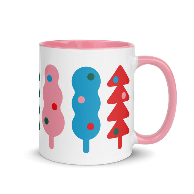 Abstract Christmas Trees Mug 1