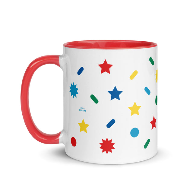 Colorful Holiday Confetti Mug 3