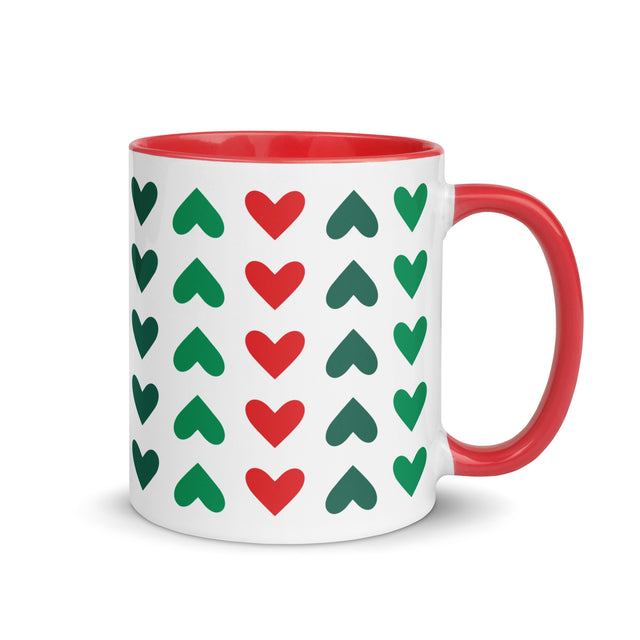 Christmas Heart Pattern Mug 4