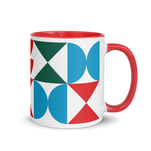 Colorful Abstract Christmas Holiday Mug