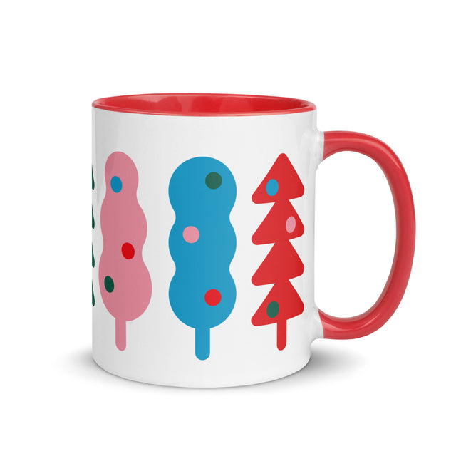 Abstract Christmas Trees Mug 1