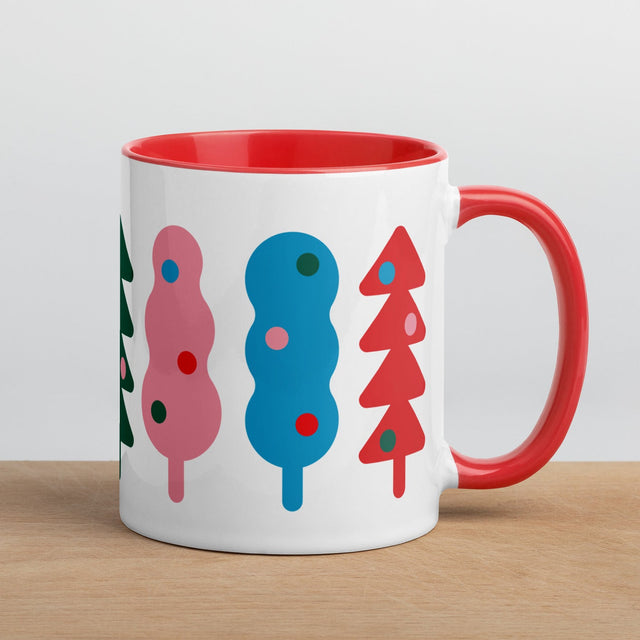 Abstract Christmas Trees Mug 1