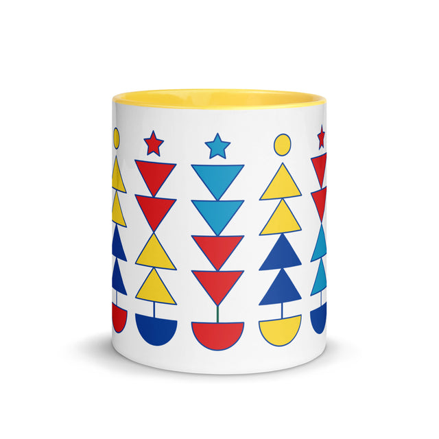 Geometric Tree Pattern Mug 2