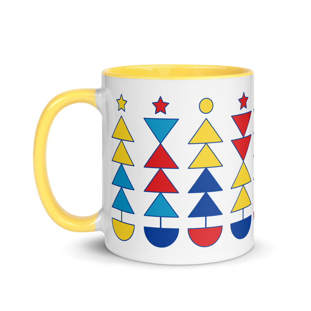 Geometric Tree Pattern Mug 2