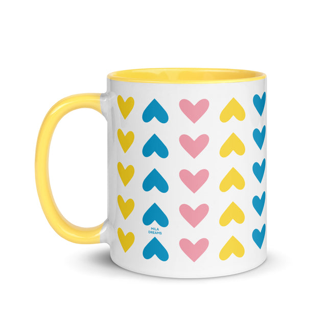 Colorful Heart Pattern Mug 2