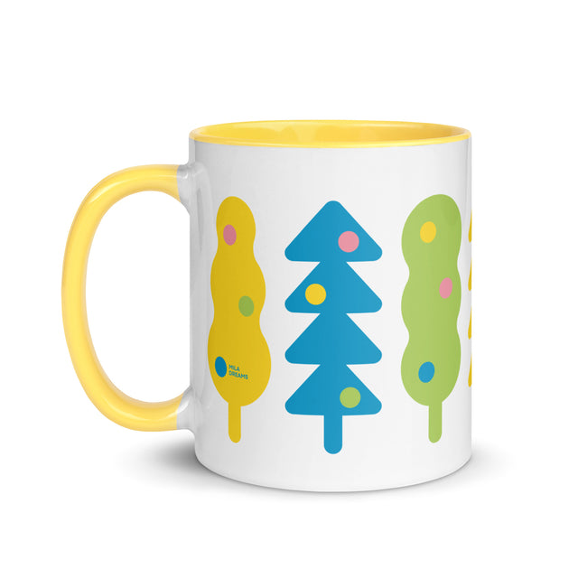 Abstract Christmas Trees Mug 2