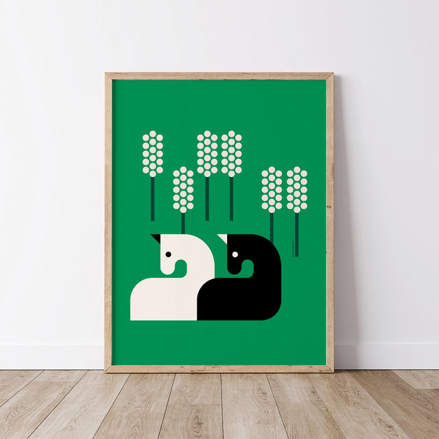 Two Horses Resting
