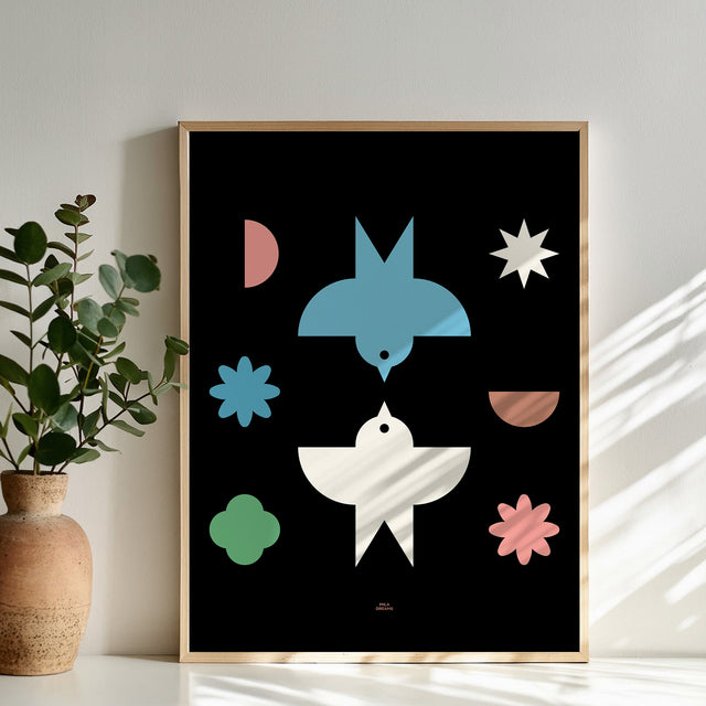 Birds Party - Black