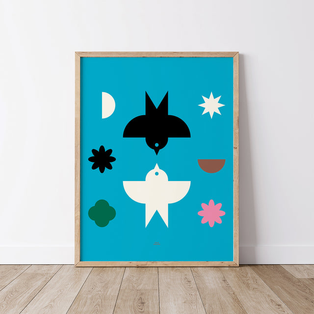 Birds Party - Blue