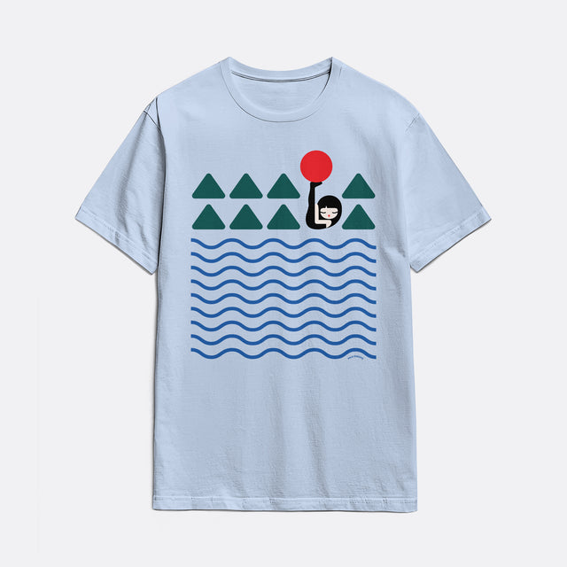 Girl raising Sun Classic Fit T-Shirt