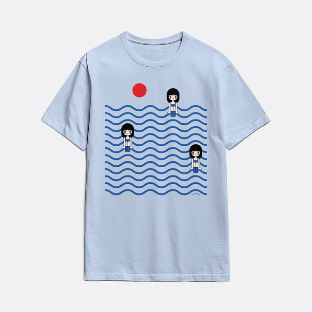Three Girls in Ocean Classic Fit T-Shirt