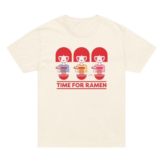 Time for Ramen Red Oversized T-Shirt