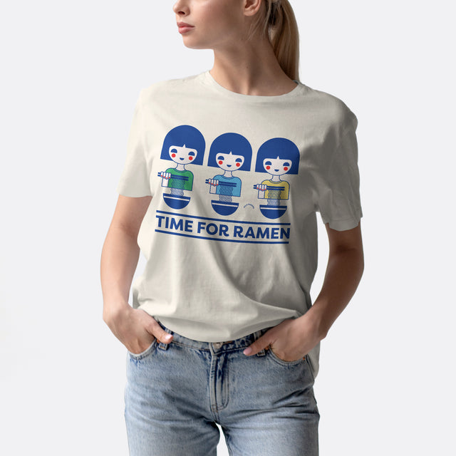 Time For Ramen Blue Classic Fit T-Shirt