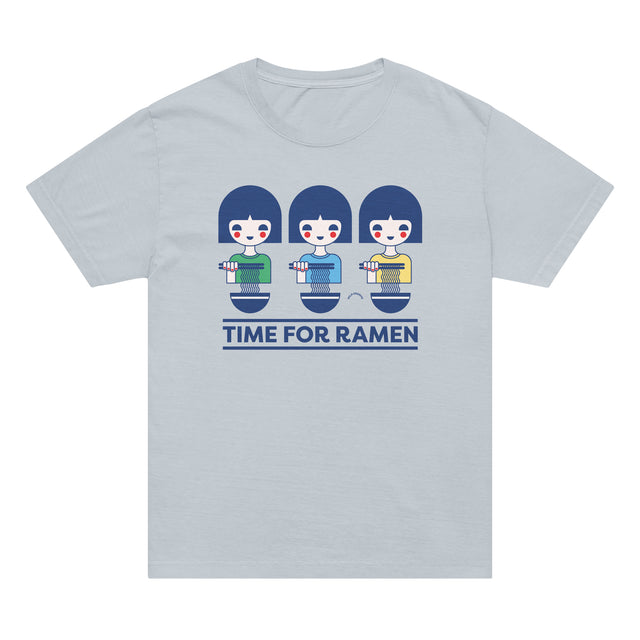 Time for Ramen Blue Oversized T-Shirt