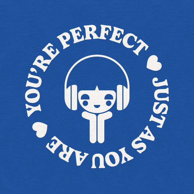 You're Perfect White Graphic Youth T-Shirt