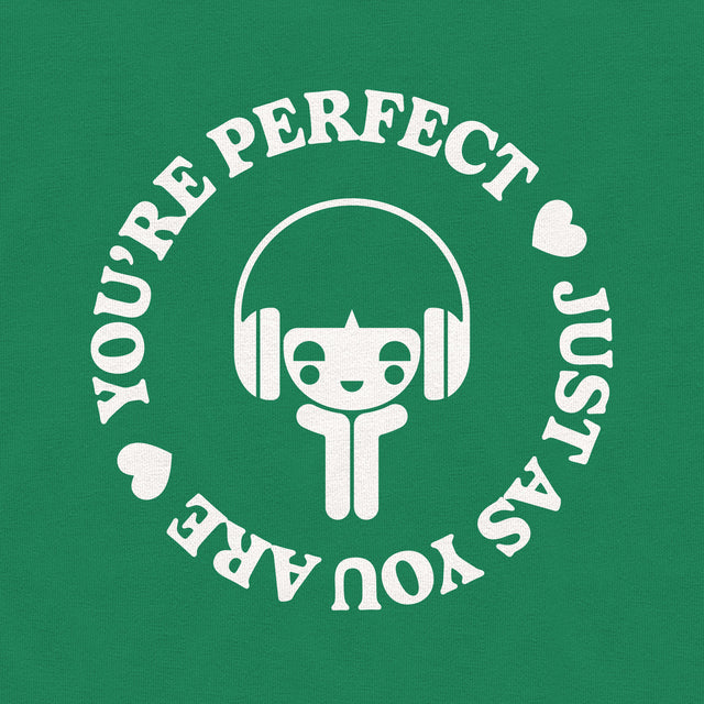 You're Perfect White Graphic Youth T-Shirt