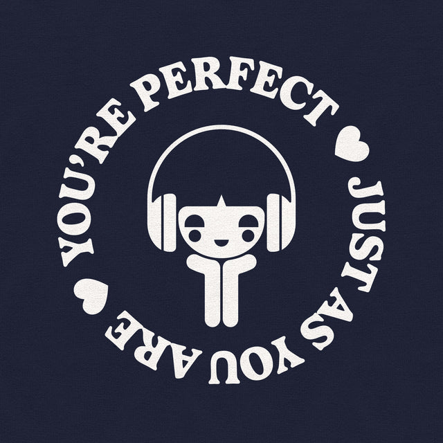 You're Perfect White Graphic Youth T-Shirt