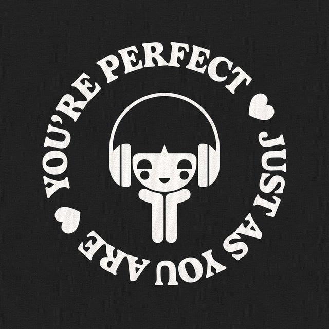You're Perfect White Graphic Youth T-Shirt