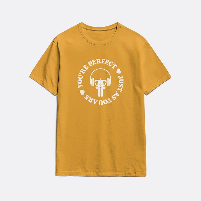 You're Perfect White Graphic Youth T-Shirt